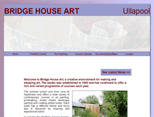 Tablet Screenshot of bridgehouseart.co.uk